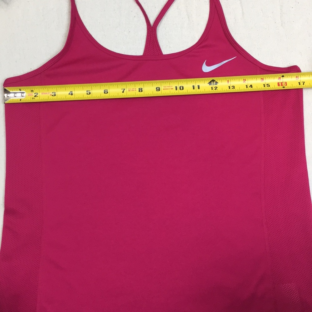 Pink NikeDri- Fit Y Back Running Tank Top - Picture 4 of 8